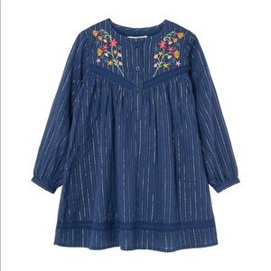 Peek embroidered dress